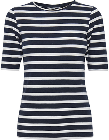 T&#8209;shirt ByPamila Stripe White Black