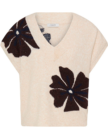Slipover Byomea Vneck Flower Java
