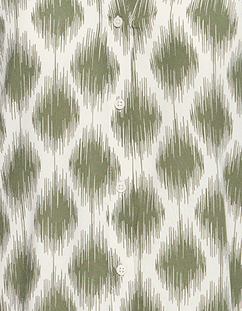 Blouse Bymmjoellt Ogee Ikat Kalamata detail