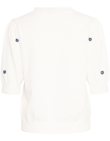 Top Byottoline Flower Marshmallow White detail