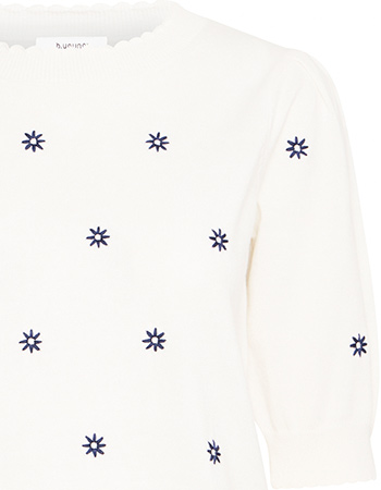 Top Byottoline Flower Marshmallow White detail