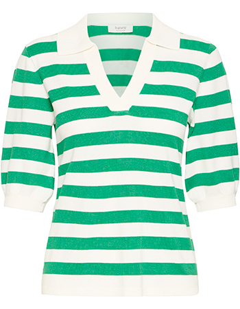 Polo Bymmorla Stripe Lepreechaun Green