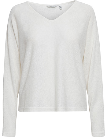 Trui Bysif V Neck Off White