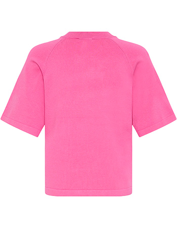 Trui Korte Mouw Bymmorla Phlox Pink detail
