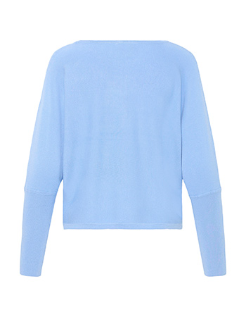 Trui Morla Batsleeves Robbia Blue detail