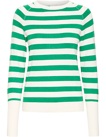 Trui Summer Morla Stripe Green White