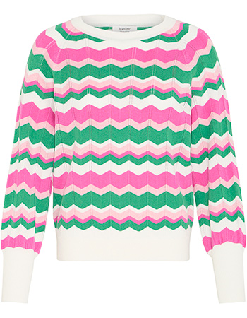 Trui Summer Bymmorla Zig Zag Phlox Pink