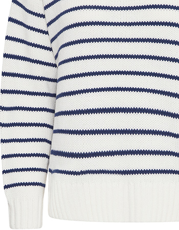 Trui Bynagla Striped Marshmallow Mix detail