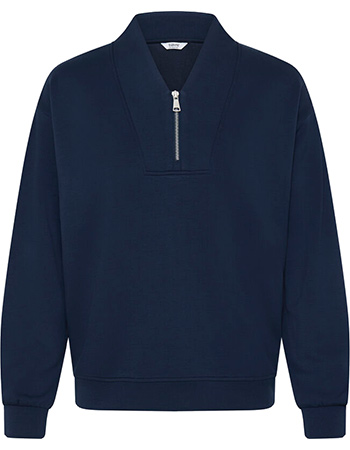Sweater Bypusti Collar Dark Sapphire
