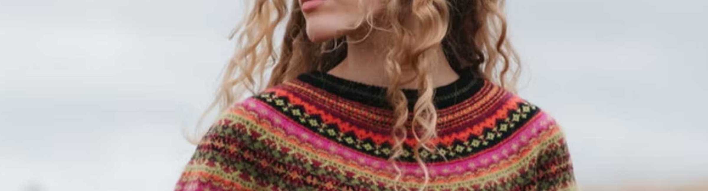 ERIBÉ Knitwear Schotse kleur, gebreid met liefde