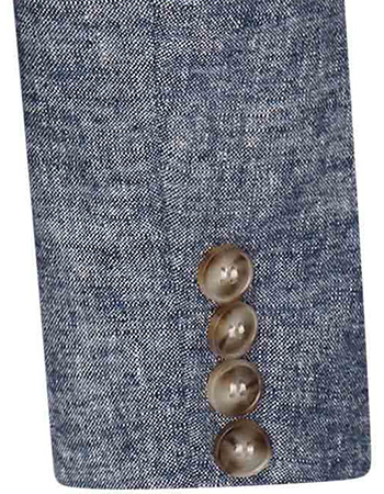 Blazer Short Sara Navy detail