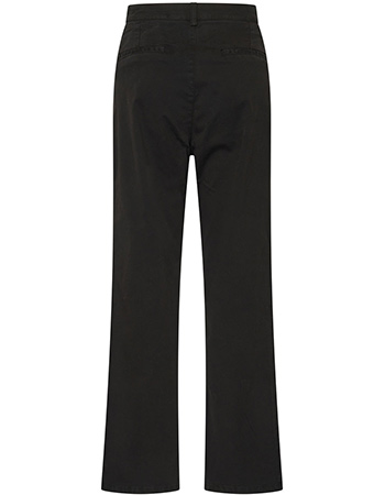 Jeans Organic Lotus Wide Leg Zwart detail