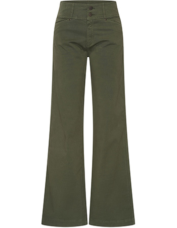 Jeans Organic Lotus Wide Leg Green