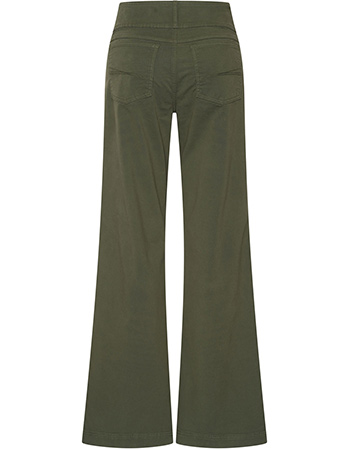 Jeans Organic Lotus Wide Leg Green detail