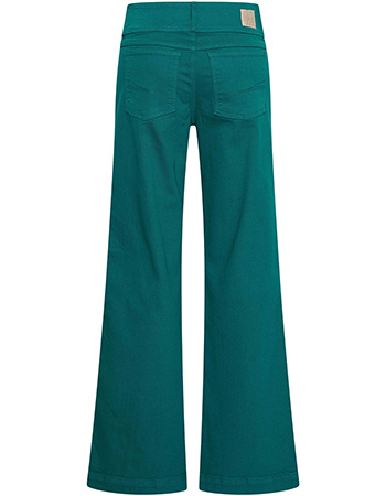 Jeans Lotus Wide Leg Emerald detail