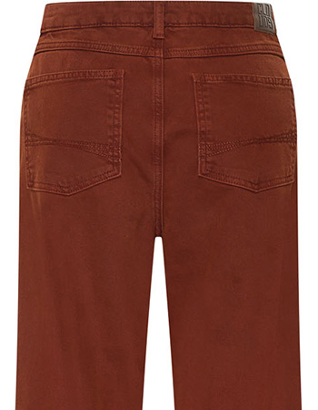 Jeans Organic Luna Wide Leg Mahogany detail