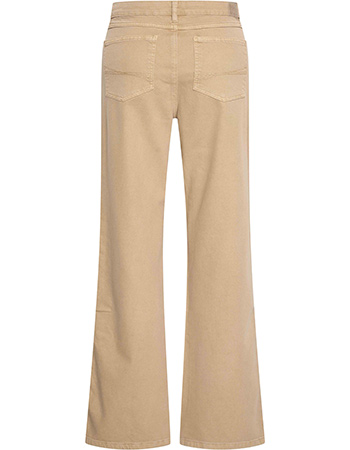 Jeans Luna Wide Leg Sand detail