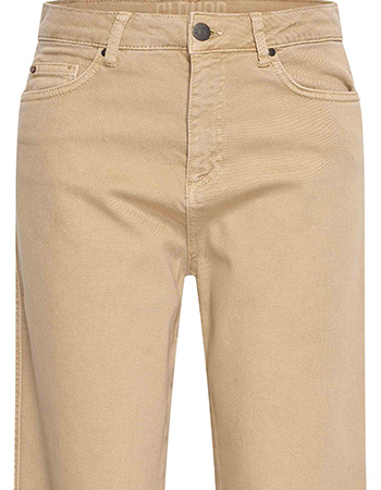 Jeans Luna Wide Leg Sand detail