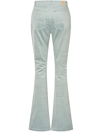 Pantalon Dora Rib Sage detail