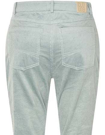 Pantalon Dora Rib Sage detail