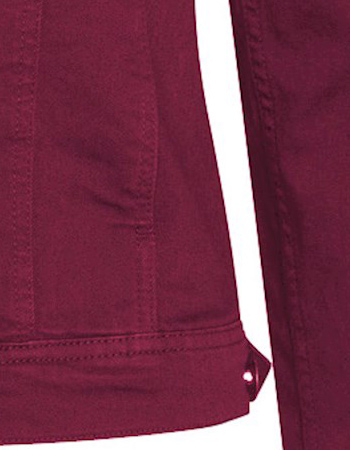 Spijkerjas Zoe Dark Blossom detail