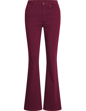 Jeans Dora  Flared Leg Bordeaux