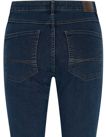Jeans Organic Dora  Flared Leg Washed Mid Blue detail