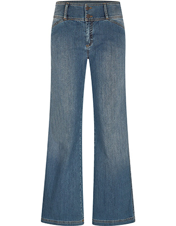 Jeans Lotus Wide Leg Washed Light Blue