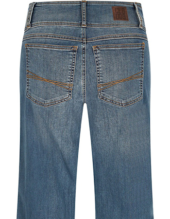 Jeans Lotus Wide Leg Washed Light Blue detail