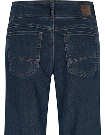 Jeans Lotus Wide Leg Blue Denim detail
