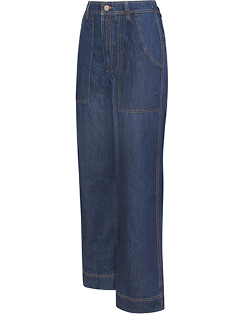 Jeans Workwear Vara Denim Dark Blue detail