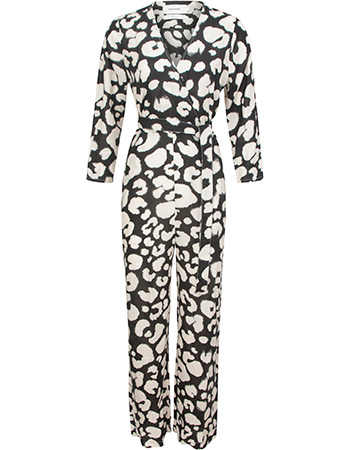 Jumpsuit Wrap Farsta Leopard Black