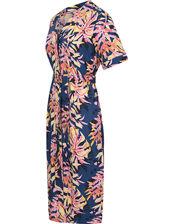 Jurk Kallvik Tropical Collage Multi Color detail