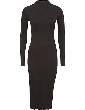 Jurk Lofta Rib Black