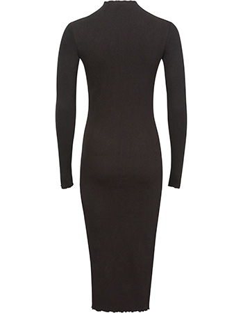 Jurk Lofta Rib Black detail
