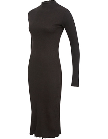 Jurk Lofta Rib Black detail