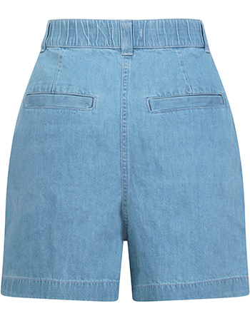 Short Djupvik Denim Light Blue detail