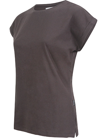 T&#8209;shirt Visby Base Charcoal detail