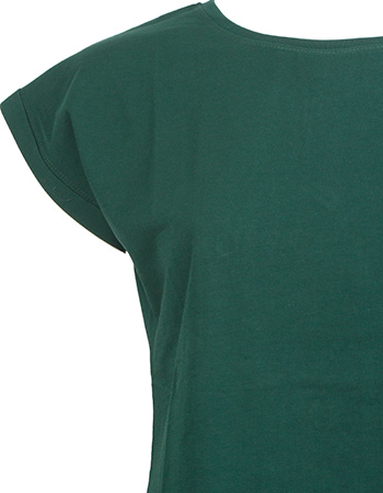 T&#8209;shirt Visby Base Dark Green detail