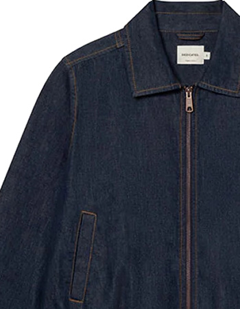 Spijkerjas Sunna Dark Blue detail