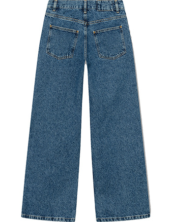 Jeans Berlin Flare Mid Blue detail