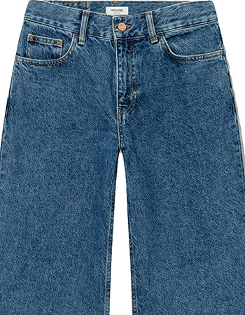 Jeans Berlin Flare Mid Blue detail