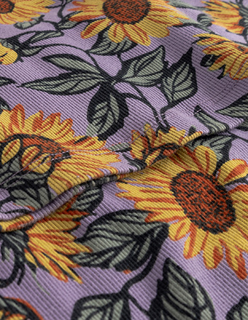 Jurk Motala Sunflower Haze Purple detail