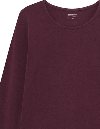 Longsleeve Salmis Fig detail