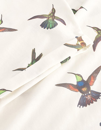 T‑shirt Visby Hummingbirds Off White detail