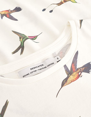 T‑shirt Visby Hummingbirds Off White detail