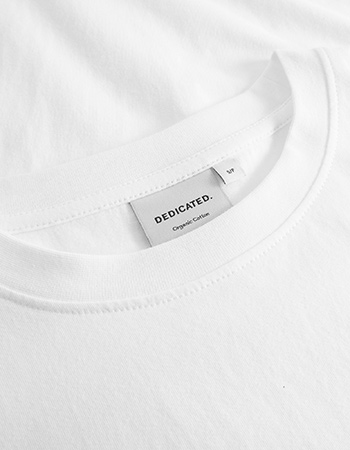 T‑shirt Vadstena Drink In Peace White detail