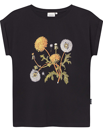 T&#8209;shirt Visby Dandelions Black