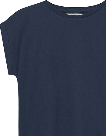 T&#8209;shirt Base Visby Navy detail