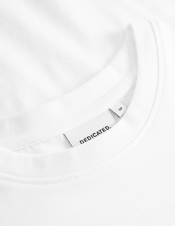 T‑shirt Visby Painted Butterfly White detail